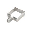 Chain Link Aluminum 2 1/2" Square Brace Band (Brace Bands)