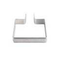 Chain Link Aluminum 3 1/2"x 3 1/2" Square Brace Band