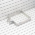 Aluminum 5" Square Brace Band (Grid Shown For Scale)