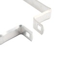 Chain Link Aluminum 5" Square Brace Band