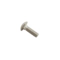 Chain Link Solid All Aluminum 3/8" x 1-1/4" Carriage Bolt - Bolt Only
