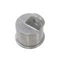 Aluminum 1 5/8" (Fits 1 5/8" OD Actual) 2-Hole Brace Rail End