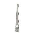 Solid Aluminum Vertical Barb Arm 2 1/2" (2 3/8" OD) Post x 1 5/8" (1 5/8" OD Top Rail)