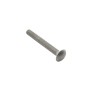 Chain Link Solid All Aluminum 3/8" x 3" Carriage Bolt - Bolt Only