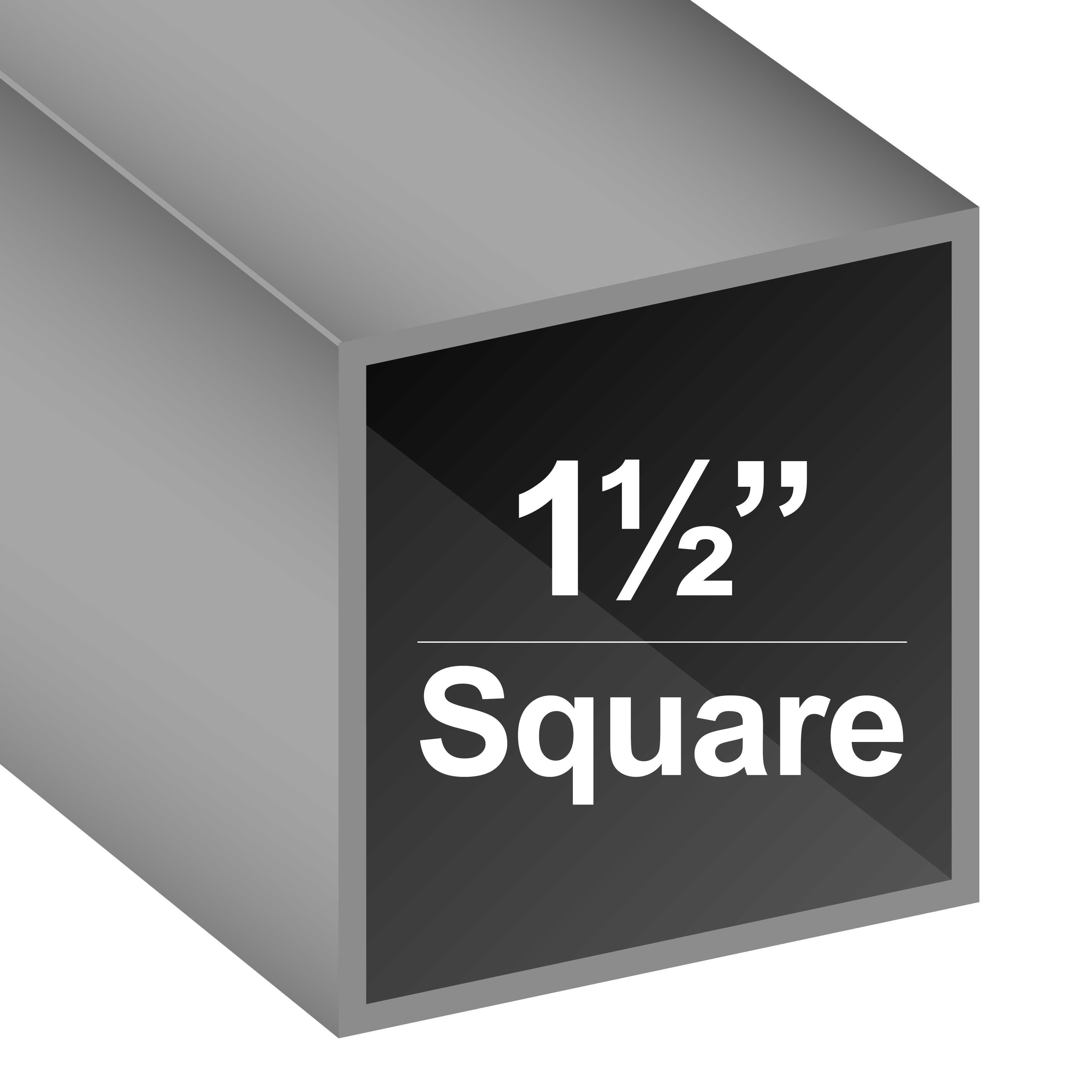 1 1/2 x 1 1/2 Sq. Aluminum Chain Link Tubing