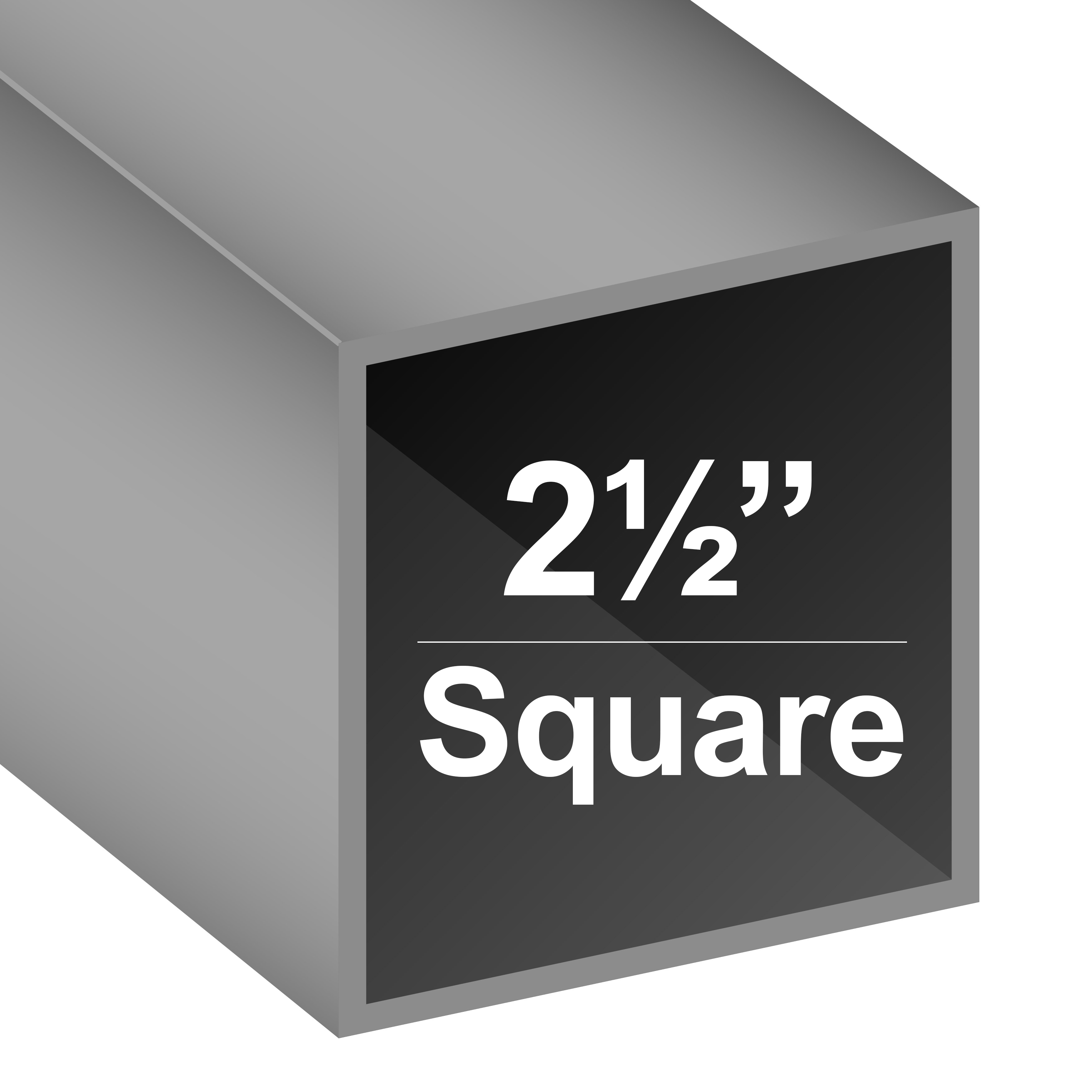 2 1/2 x 2 1/2 Sq. Aluminum Chain Link Tubing