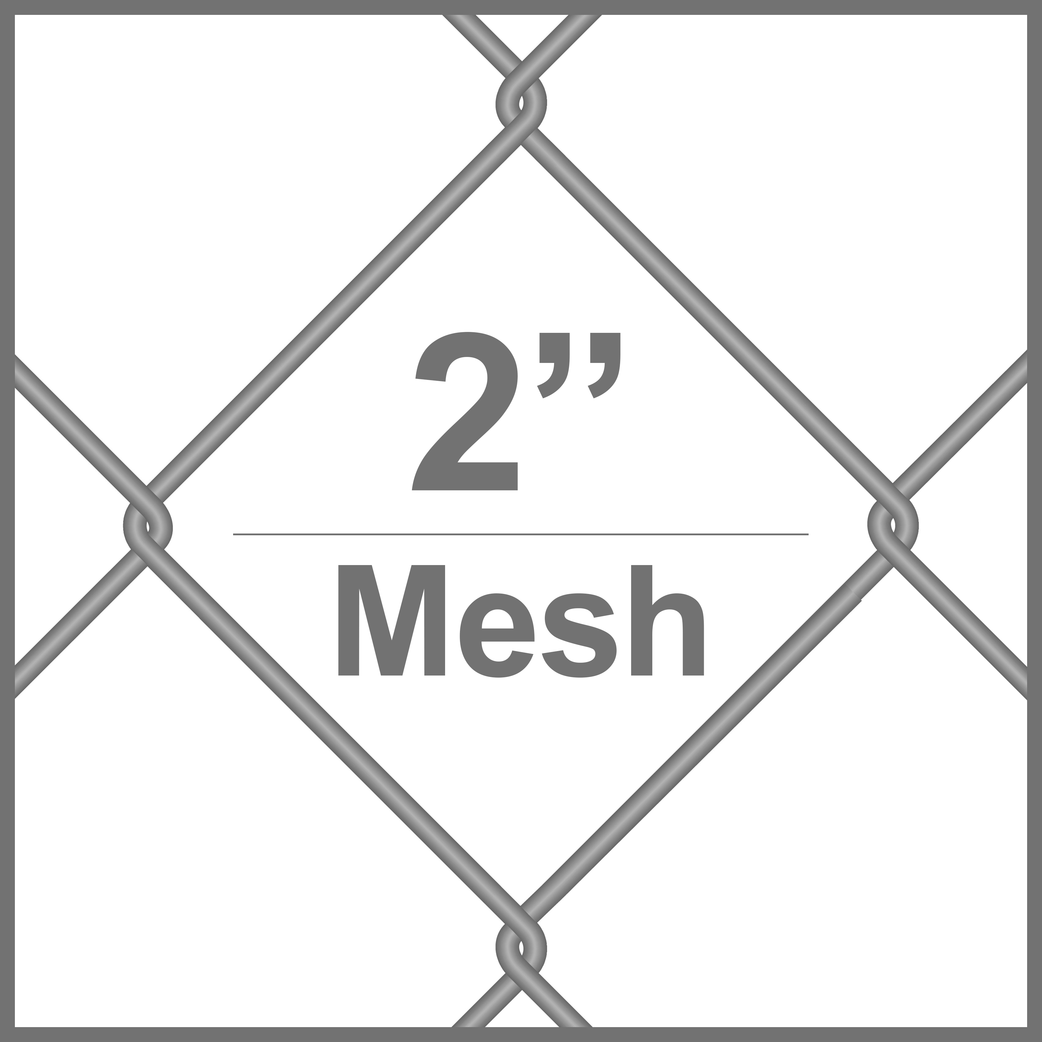 2 x 2 Sq. Aluminum Chain Link Mesh